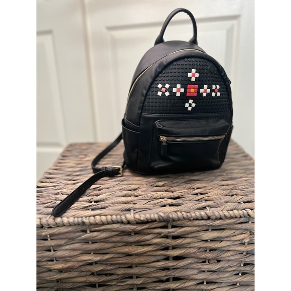 UPIXEL women kids black small fashion lightweight backpack - Picture 7 of 7